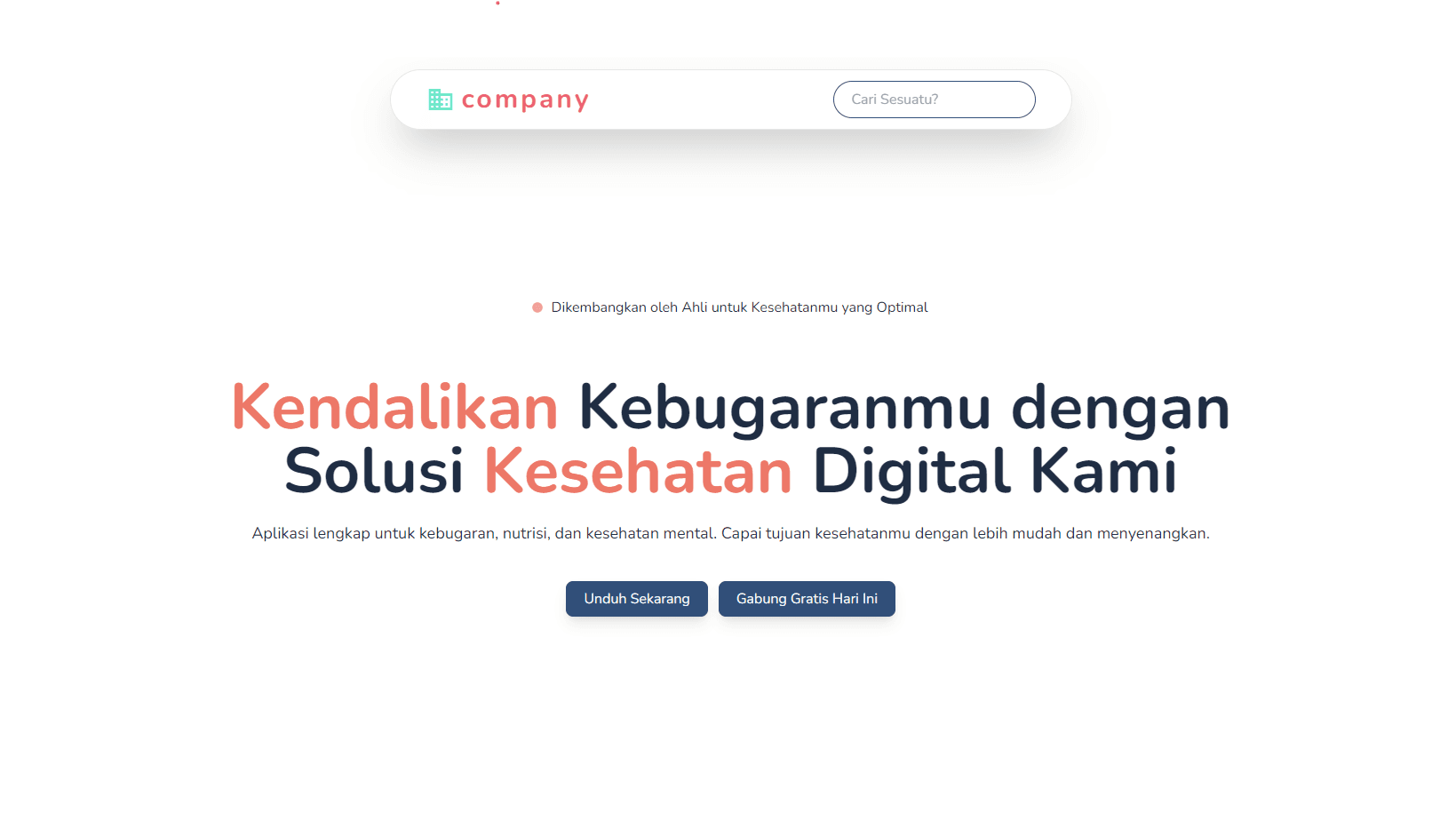 Preview Landing Page